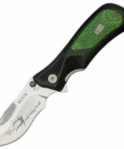 Wholesale 🔥 Buck Knives Buck 588GRSHH Folding ErgoHunter Adrenaline, 3" S30V Plain Blade, Black/Green ⭐