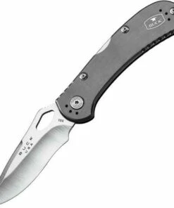 Best deal ✨ Buck Knives Buck 722GYS1 Spitfire, 3.25" 420HC Plain Blade, Gray Aluminum Handle 🛒
