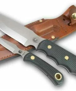 Buy 🎉 Knives of Alaska Bush Camp & Cub Combo, Suregrip Handles, Leather Sheath 🔥