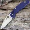 Hot Sale 😍 Spyderco Knives Spyderco C101GPDBL2 Manix 2 G-10, 3.37" CPM S110V, Dark Blue G-10 Handle 🤩
