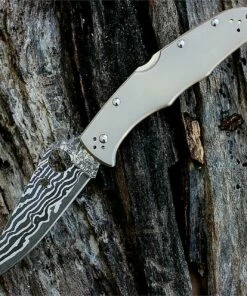 Brand new 🧨 Spyderco Knives Spyderco C10TIPD Endura 4 Titanium Damascus/VG-10 Steel, Titanium Handle 👍