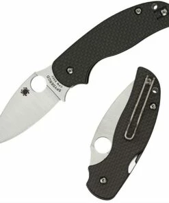 Wholesale 🤩 Spyderco Knives Spyderco C123CFPCL Sage5 Alzheimers, 3" CPM S30V Plain, CF/G-10 Laminate Handle 🔔