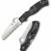Top 10 🛒 Spyderco Knives Spyderco C14SBK3 Rescue 3, 3.22" VG-10 Serrated Blade, Black FRN Handle 👍