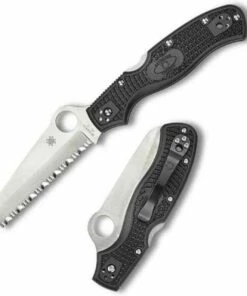 Top 10 🛒 Spyderco Knives Spyderco C14SBK3 Rescue 3, 3.22" VG-10 Serrated Blade, Black FRN Handle 👍