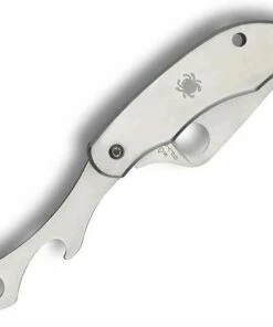 Cheapest ✔️ Spyderco Knives Spyderco ClipiTool Bottle Opener & Screwdriver C175P, 8Cr13MoV, Stainless Steel Handle 🔥