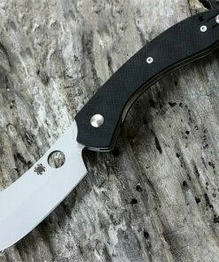 Best deal 🛒 Spyderco Knives Spyderco Roc G-10 Black C177GP , 3.07" VG-10 Plain Blade 😍