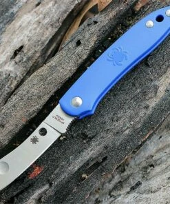 Deals 🧨 Spyderco Knives Spyderco Roadie Slipjoint - Blue FRN (2.09"N690co PlainEdge) C189PBL ✔️