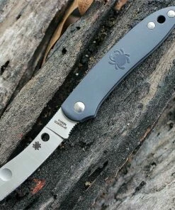Hot Sale ⌛ Spyderco Knives Spyderco Roadie Slipjoint - Grey FRN (2.09" N690co) C189PGY 😍