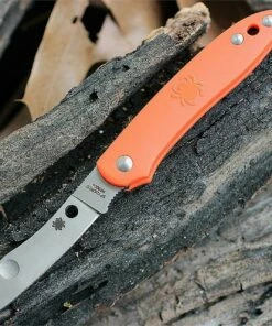 New ⌛ Spyderco Knives Spyderco Roadie Slipjoint - Orange FRN (2.09" N690co) C189POR 👍