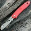 New 🧨 Spyderco Knives Spyderco Roadie Slipjoint - Red FRN (2.09" N690co) C189PRD ❤️