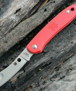 New 🧨 Spyderco Knives Spyderco Roadie Slipjoint - Red FRN (2.09" N690co) C189PRD ❤️