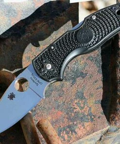 Wholesale 🤩 Spyderco Knives Spyderco C41PBK5 Native 5, 3.10" CPM S30VN Satin Blade, Black FRN Handle 😀