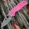 Deals 💯 Spyderco Knives Spyderco Pink Native 5 Lightweight Folder, C41PPN5 2.95 in. S30V Plain Edge, Pink FRN Handles ✨