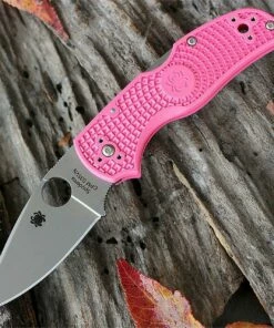 Deals 💯 Spyderco Knives Spyderco Pink Native 5 Lightweight Folder, C41PPN5 2.95 in. S30V Plain Edge, Pink FRN Handles ✨