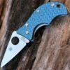 Best Sale 🤩 Spyderco Knives Spyderco Spin C86GFBLP, VG-10 Steel, Nishijin Glass Fiber Handle, PlainEdge, Sprint Run 🔔