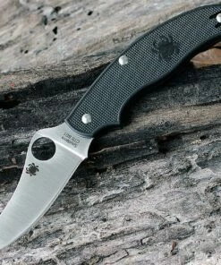 Wholesale 🔔 Spyderco Knives Spyderco C94PBK3 UK Penknife Drop Point, 3" CTS-BD1 Blade, Black FRN Handle 🛒