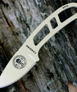 Deals 👏 ESEE Knives ESEE Candiru Desert Tan 5 in. Fixed Blade,CAN-DT,Black Molded Sheath and Clip Plate ❤️