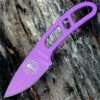 Cheap ✨ ESEE Knives ESEE Candiru Purple 5 in. Fixed Blade, CAN-PURP, Clear Molded Sheath and Clip Plate 😍