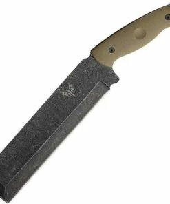 Cheap 👏 Combat Ready Cuma Battle, Cleaver Blade, Tan G10 Handle 👍