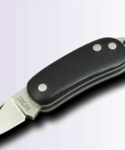 Wholesale 👏 Moki Colon Neck Knife Folder, AUS8, Black Micarta Handle 🤩