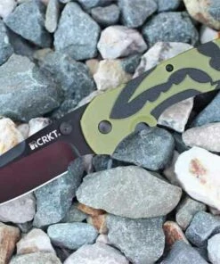 Wholesale ⭐ CRKT 1101 Moxie™ Green, 3.3" 8Cr14MoV Plain Blade, Textured TPE Handle 🤩