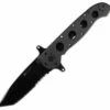 Coupon ⭐ CRKT M16-14SF Special Forces, 4" AUS8 Combo Tanto Blade, Black Aluminum Handle 🧨