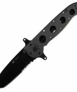 Coupon ⭐ CRKT M16-14SF Special Forces, 4" AUS8 Combo Tanto Blade, Black Aluminum Handle 🧨