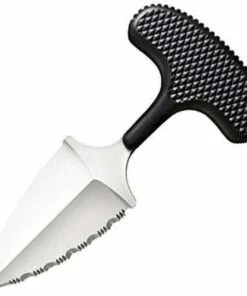 Buy 👍 Cold Steel Urban Edge Best Pal CS43XLS, 2.5" AUS 8A Stainless Steel Serrated Blade, Black Kray-Ex Handle, Secure-Ex Neck Sheath 💯 -Automatic Knives shop knifework cs43xls 73808.1623704966