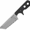 Brand new ⌛ Cold Steel CS49HTFS Mini Tac, 3.75" AUS 8A SS Serrated Blade, Tanto Point, Black G-10 Handle, Secure-Ex Neck Sheath 🛒