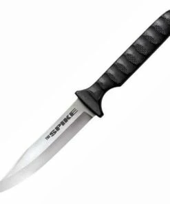 Best reviews of 🤩 Cold Steel CS53NBS Bowie Spike, 4" 4116 German SS Plain Blade, Black Grivory Handle, Secure-Ex® Neck Sheath 💯
