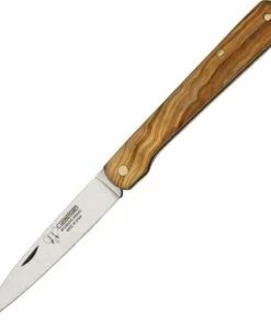 Hot Sale ⌛ Cudeman Vendetta Stiletto Folder, M.Vanadio, Olive Wood Handle 🔔