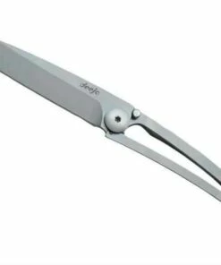 Coupon 🔥 Deejo Knives Deejo DEE1CN000 Naked 37g, 3.75" 420 SS Plain Blade and Handle ✨