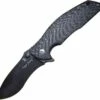 Flash Sale 🛒 Dendra Knives Dendra Tiger Jump, D2 Tool Steel Black Coated PVD Finish Blade ✔️