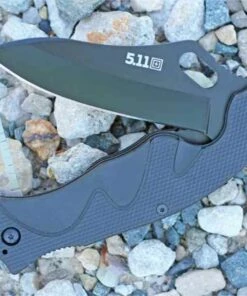 Best deal 🤩 5.11 Tactical 51090 Double Duty Quick Fix, 3.75" AUS-8 Plain Blade, Black FRN Handles 🛒