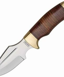 Cheap ⭐ Down Under Knives Bushmate, 440C Heat Treated Stainless Steel, Genuine Leather Handle 👍