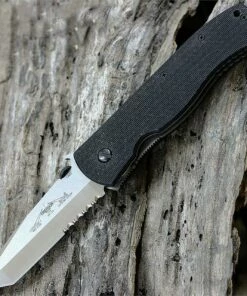 Buy ✔️ Emerson Super CQC-7BW Wave, Combo Tanto Stonewash Blade, Black G-10 Handle 🔥