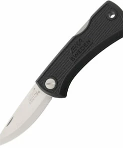 Flash Sale 🛒 EKA Knives EKA Swede 88, 2 7/8" Sandvik 12C27 Stainless Blade, Black Rubber Handles 👍