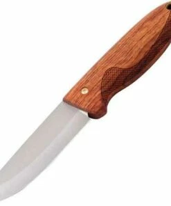 Cheap 🧨 EKA Knives EKA Nordic A10, 4" Sandvik 12C27 Stainless Drop Point Blade. Checkered Oiled Bubinga Wood Handle 🤩