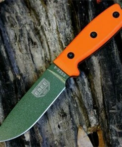 Top 10 🔔 ESEE Knives *ESEE 4P-MB-OD, Orange G-10 Handles with MOLLE Back and Clip Plate, Plain Edge 😍