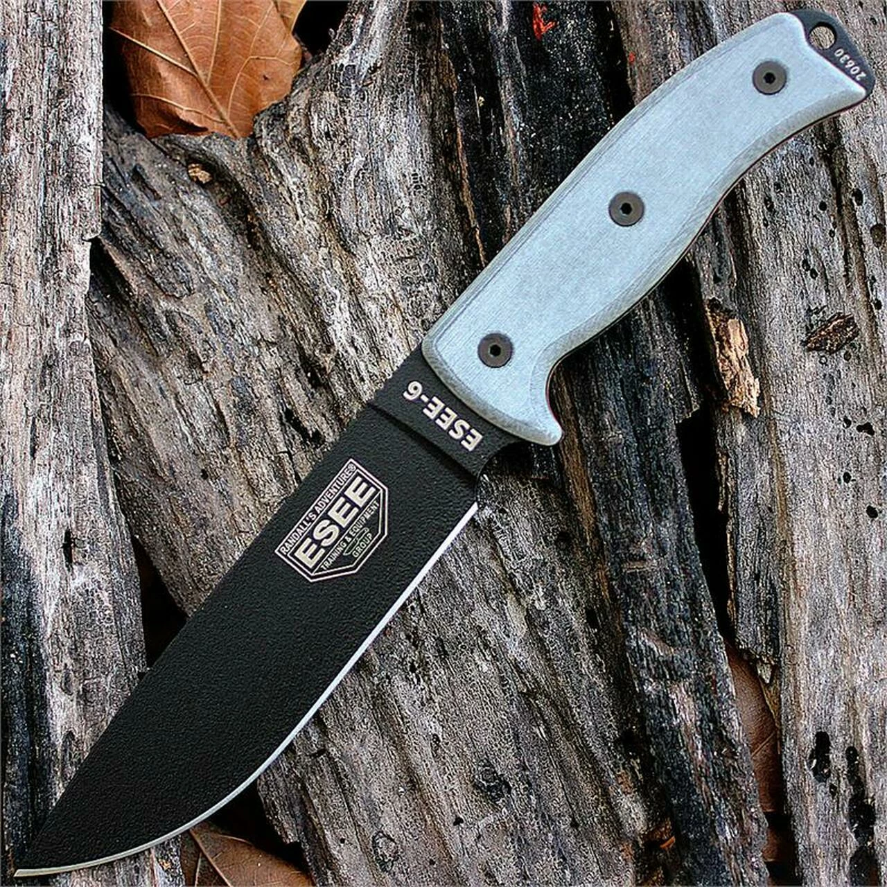 Promo 🤩 ESEE Knives ESEE-6 Plain Edge, Rounded Pommel, Green Sheath w/ Clip Plate 👍 1 Promo 🤩 ESEE Knives ESEE-6 Plain Edge, Rounded Pommel, Green Sheath w/ Clip Plate 👍