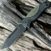 Wholesale ✨ Hogue EX-F02 4.5" Fixed Tanto Blade Rubber OverMolded OD Green Handle Black Sheath 🌟