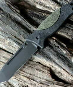 Wholesale ✨ Hogue EX-F02 4.5" Fixed Tanto Blade Rubber OverMolded OD Green Handle Black Sheath 🌟