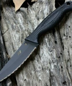 Coupon 🎁 Spyderco Knives Spyderco FB23SBBK Aqua Salt, H-1 Steel, Black Serrated Edge 😀