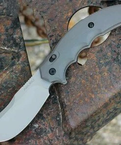 Top 10 😀 Fox Knives USA FOX Knives Aruru 506, N690Co Steel, Grey Laminate Handles 👏