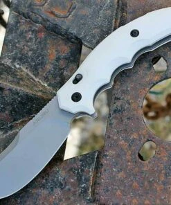 New 😀 Fox Knives USA FOX Knives Aruru 506, N690Co Steel, White Laminate Handles 🔥