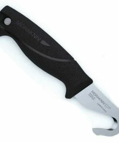 Promo 👏 Mora Knives Hunting Belly Opener w/out Sheath, SS, Black Plastic Handle ⌛