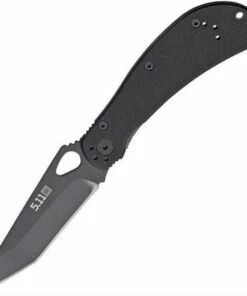 Promo 👏 5.11 Tactical 51053 Alpha Scout Tanto, 3" AUS-8 Plain Blade, Black G-10 Handle 🛒