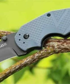 Promo ✨ 5.11 Tactical 51104 Crewcut Assisted Opener, 3.5" AUS-8 Plain Blade, Grey FRN Handle 🤩
