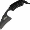 Cheapest 🛒 Hardcore Hardware Australia Little Field Knife, D2 Steel, Black Para-cord Handle 👍