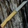 Brand new 😀 Higonokami Folder traditional Japanese style 3 in. steel blade, Brass Handles ✔️